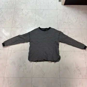 BEAMS 스트라이프 긴팔 T셔츠 M