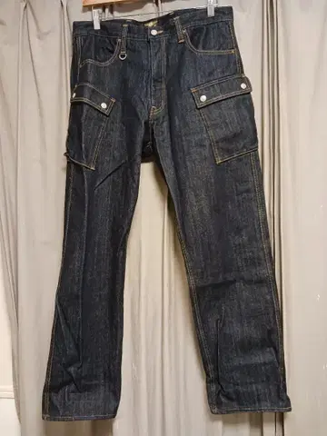 코지마 진즈 인디고 데님 카고 팬츠