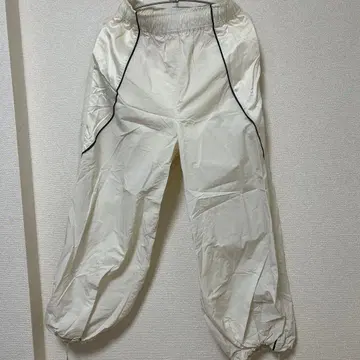 화이트 워크 팬츠 F 사이즈