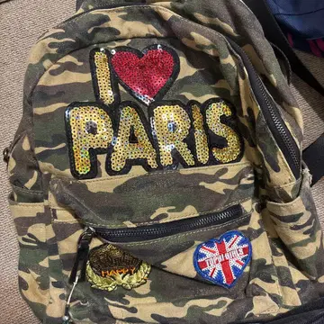 카모 패턴 I PARIS 백팩