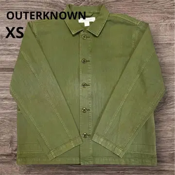 OUTERKNOWN 아우터노운 워크 자켓 그린 XS 담요