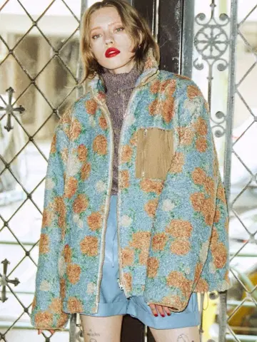 jouetie 리버서블 보아 자켓