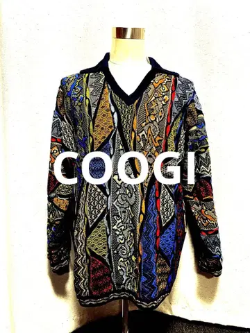 [ XL ] COOGI 올 패턴 3D 니트 [ 좋은 배색 ]