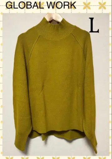 GLOBAL WORK *멜티 하이넥 아제 풀오버