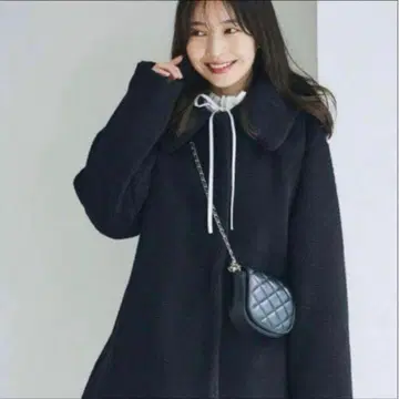 BASEMENT 보아 숏코트 블랙