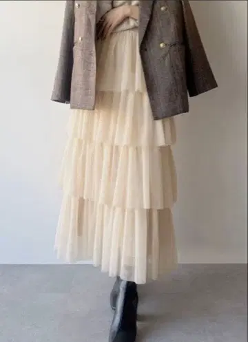 mipiarl 볼륨 튤 캉캉 스커트 M 사이즈