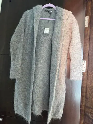 MINT VELVET 롱 가디건 그레이