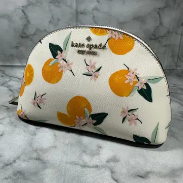 케이트 스페이드 매디슨 오렌지 프린트 코스메틱 케이스