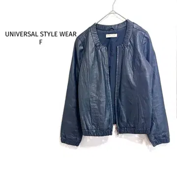 유니버셜 스타일 의류 가죽 자켓 블루종 양가죽 내 포켓 포함