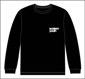 eastern youth 헤드폰 롱T M 사이즈