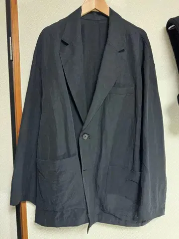 ssstein 린넨 나일론 혼방 자켓