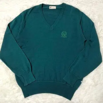 90s 빈티지 St. Andrews V넥 스웨터 L 울 100%