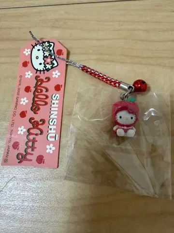 지역 한정 키티 신슈 사과 스트랩 레어 산리오 헬로키티