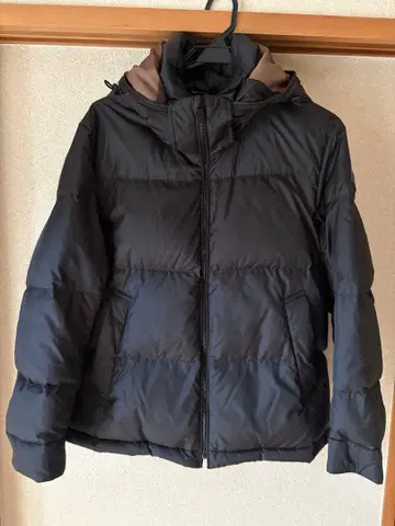 BLACK LABEL 후드 부착 다운 자켓 LL