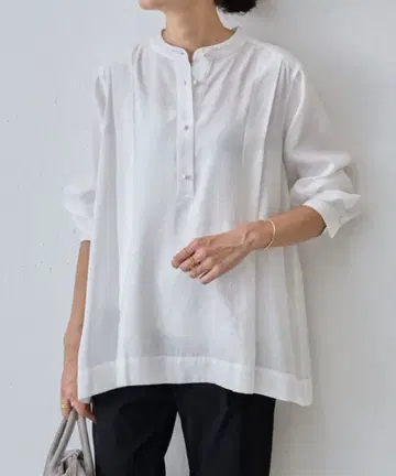 비어즐리 NEW 펄 버튼 셔츠