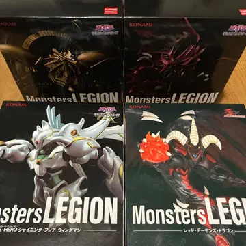 유희왕 피규어 4종 세트