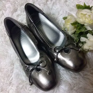 fitfit 핏핏 펌프스 실버 23.5 리본