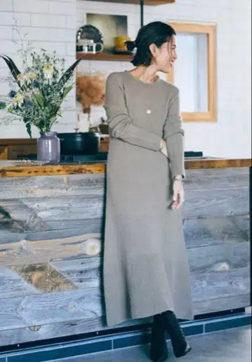 새상품급 니트 롱 원피스 리엔다 자라 유나이티드 애로우즈