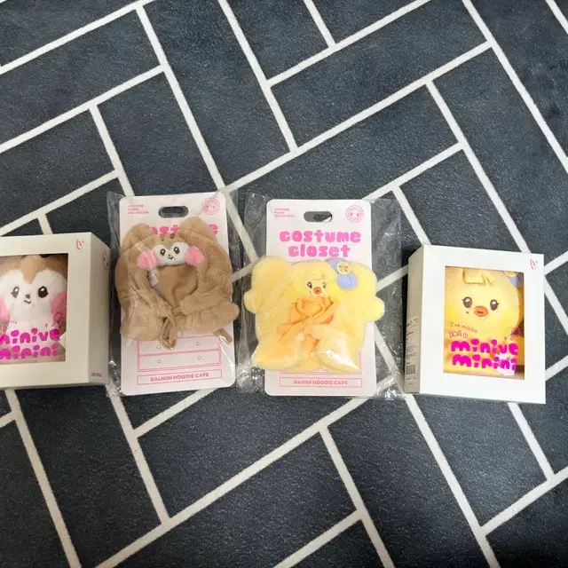 아이브 미니니 ive minini 코스튬 플러시 후드케이브 응원봉 커버