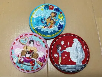 디즈니 자수 캔뱃지 3개 세트