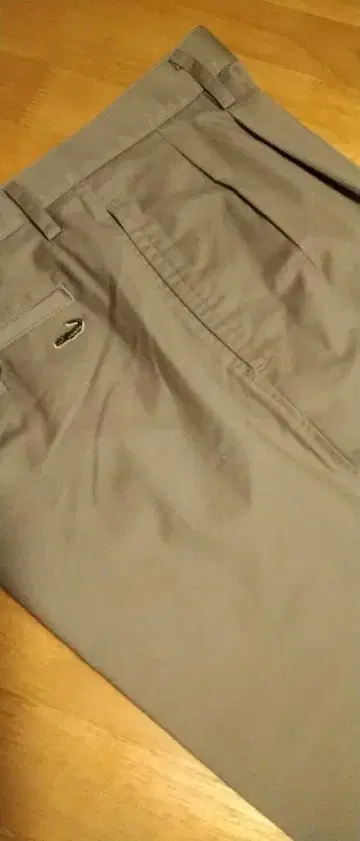 베이지 치노 팬츠 플리츠 사이즈 88