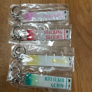 사과 아가씨 키링 세트 4개 세트