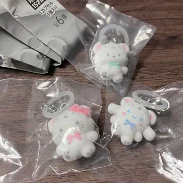 [ 익명 배송 ] 3개 세트 산리오 메지루시 액세서리 폭신폭신 스노우