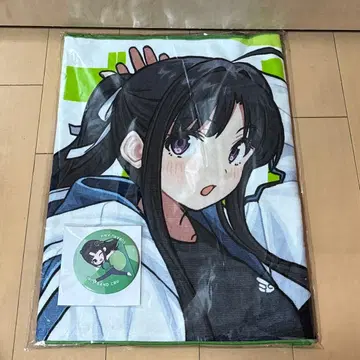 걸클래식 복권 메이트 야스와 스바루 타월 캔뱃지 세트