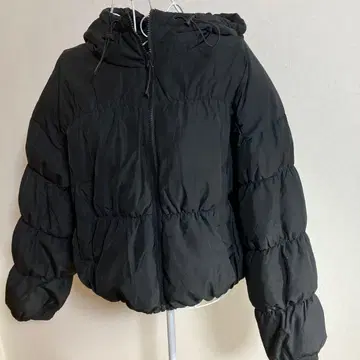 H&M 후디드 크롭 자켓