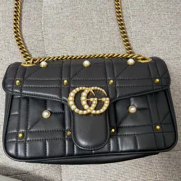 블랙 숄더백 핸드백 펄