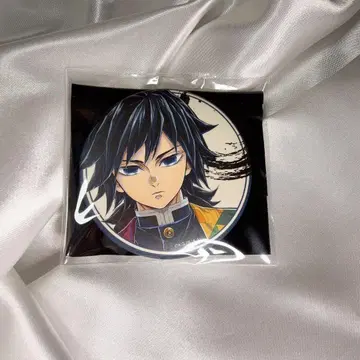 귀멸의 칼날 기둥전 토미오카 기유 매트 캔뱃지