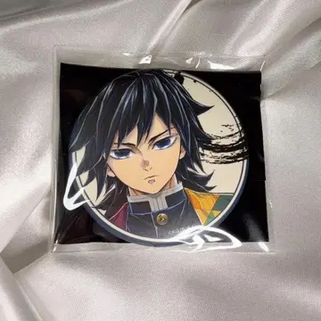 귀멸의 칼날 기둥전 토미오카 기유 매트 캔뱃지