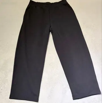 유니클로 c 맨투맨 와이드 팬츠 블랙