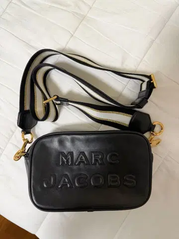 MARC JACOBS 블랙 가죽 숄더백