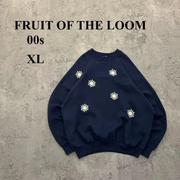 00s 프룻 오브 더 룸 (XL) 멕시코*맨투맨*결정 자수*속기모*