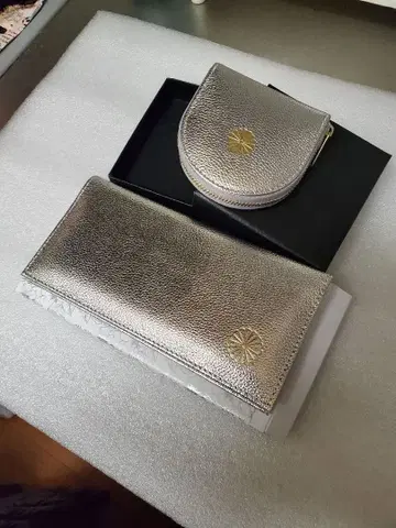 황궁 지갑 실버 장지갑과 동전 지갑 박스 포함