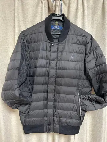 POLO 블랙 다운 자켓 봄버