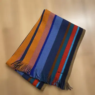 Paul Smith 멀티 컬러 스트라이프 머플러