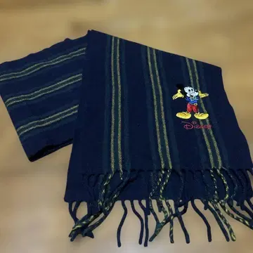 초레어 빈티지 Disney 미키마우스 캐시미어 머플러 레트로