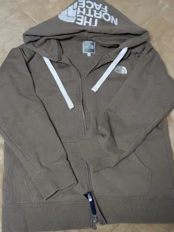 THE NORTH FACE 브라운 후드티 Msize