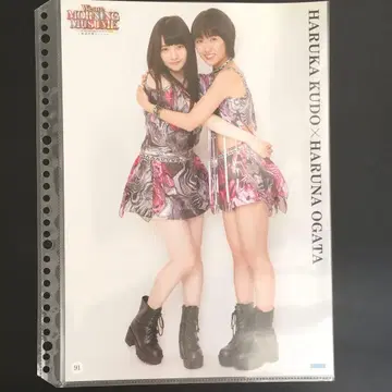 4880 모닝구무스메 오가타 하루나 쿠도 하루카 핀업 포스터