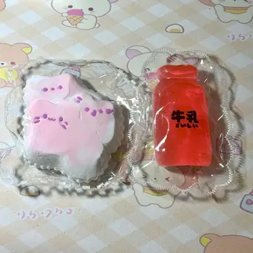 물 느낌 고양이 플러스 투명 스퀴즈 새상품 세트