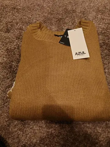 AZUL 브라운 니트 스웨터