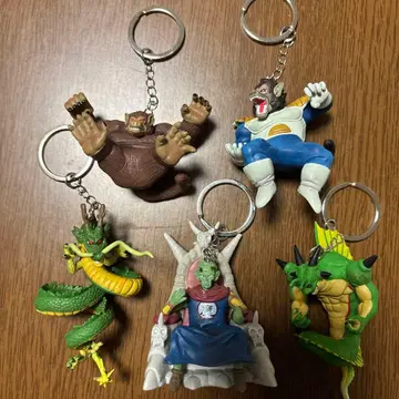 드래곤볼 피규어 키링 신룡 포룽가 대원숭이 등 5개 세트