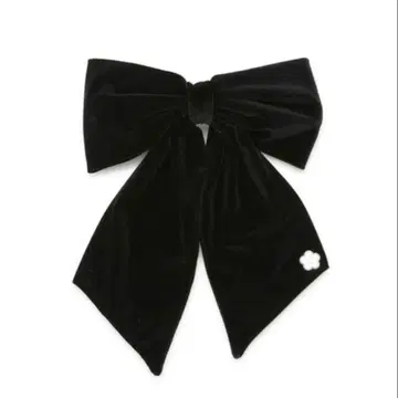 MARY QUANT LILY BROWN 리본 머리핀 블랙