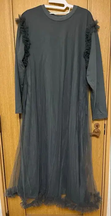 [ 양쪽 사이드 포켓 ] Syrup tulle op