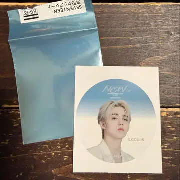 SEVENTEEN 원형 클리어 시트 에스쿱스 후쿠오카