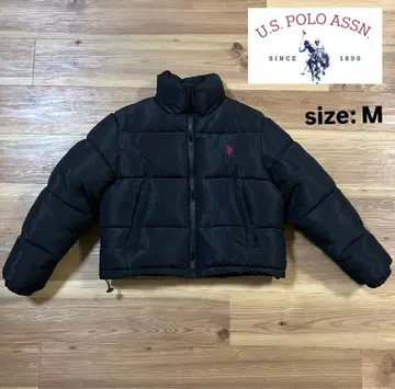 U.S. POLO ASSN. 숏 기장 에코 다운 블루종