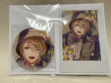 니지산지 생일 굿즈 후라 카나토 캔뱃지 & 폴라로이드 카드