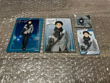 하이큐 코스모 월드 연결 아크릴 참 비주얼 카드 아카아시